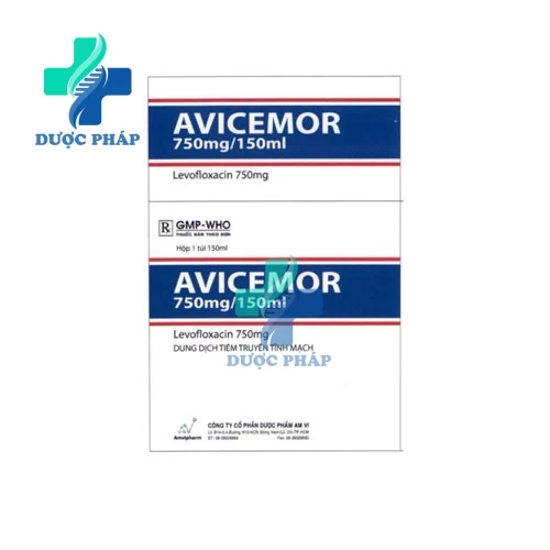 Avicemor 750mg/150ml - Thuốc điều trị bệnh nhiễm khuẩn ở người lớn