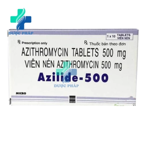 Azilide-500 - Thuốc viên điều trị bệnh nhiễm trùng hiệu quả