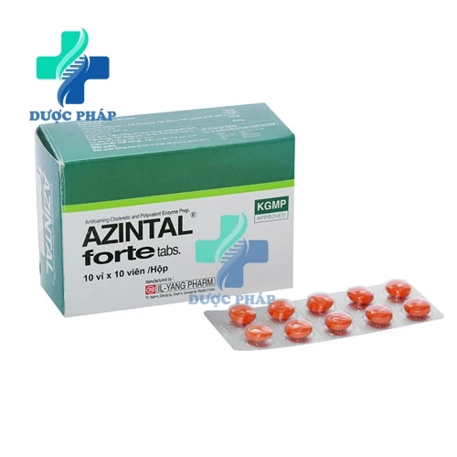 Azintal forte - Thuốc điều trị rối loạn tiêu hóa, viêm loét dạ dày