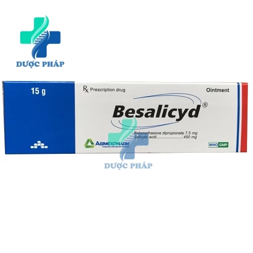 Besalicyd - Thuốc mỡ bôi ngoài da, chống viêm, dị ứng hiệu quả (10 hộp)