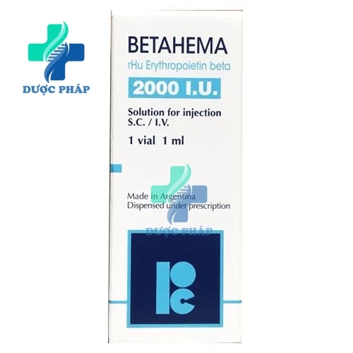 Betahema 2000IU - Thuốc tiêm điều trị thiếu máu hiệu quả