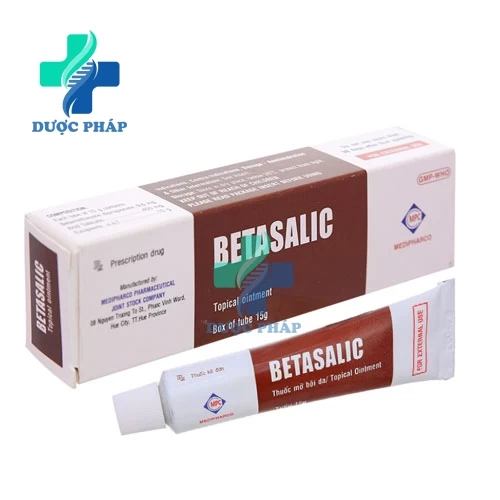  Betasalic - Thuốc mỡ sát khuẩn, trị viêm da, giữ ẩm làm mềm da