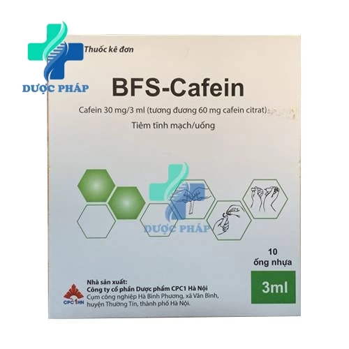 BFS-Cafein - Thuốc điều trị suy nhược thần kinh trung ương hiệu quả