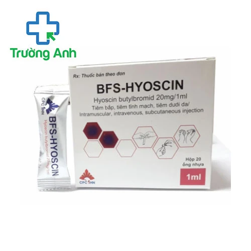 BFS-Hyoscin 20mg/mg - Thuốc điều trị co thắt đường tiêu hóa hiệu quả