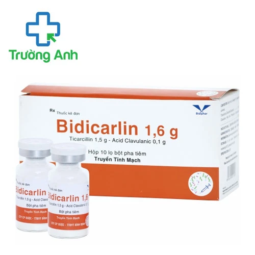Bidicarlin 1,6g - Thuốc điều trị nhiễm trùng hiệu quả của Bidiphar