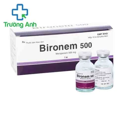 Bironem 500 - Thuốc điều trị nhiễm khuẩn hiệu quả của Bidiphar