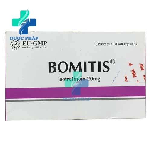 Bomitis - Thuốc điều trị mụn trứng cá hiệu quả