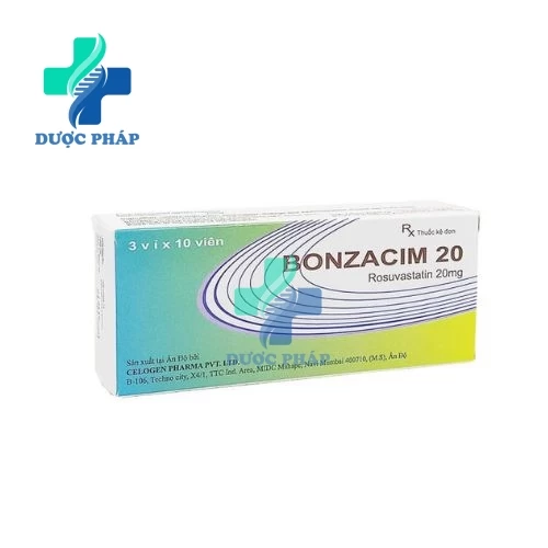 Bonzacim 20 - Thuốc điều trị tăng cholesterol máu hiệu quả