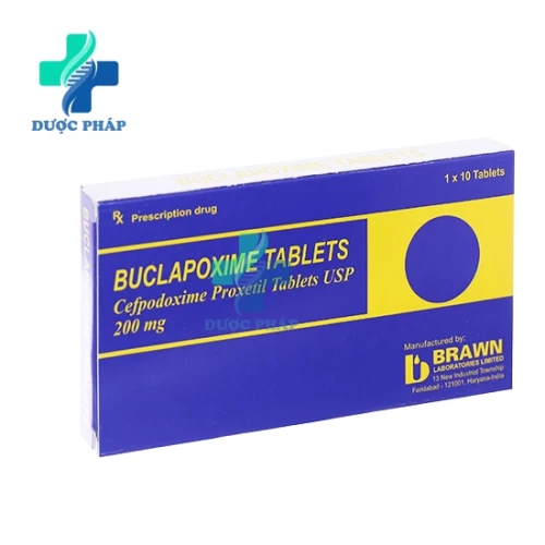 Buclapoxime tablets 200-Thuốc chữa nhiễm khuẩn đường hô hấp