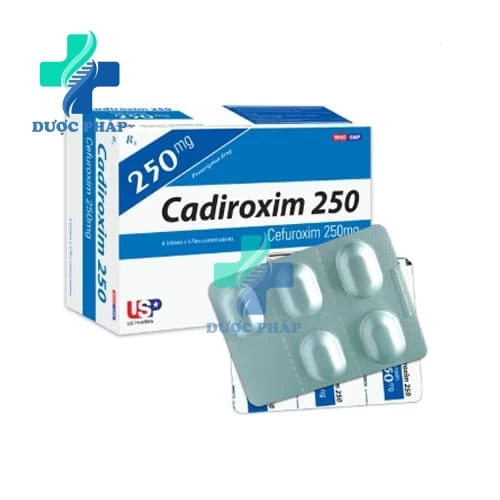 Cadiroxim 250 - Thuốc chữa nhiễm khuẩn đường hô hấp hiệu quả