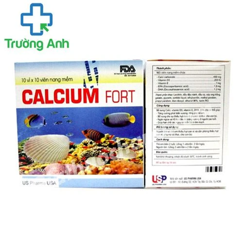 Calcium Fort USP - Thuốc bổ sung Calci,vitamin D3 hiệu quả