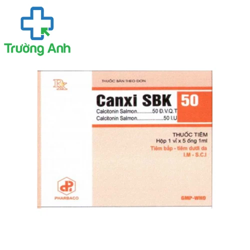 Canxi SBK 50 - Thuốc điều trị bệnh xương Paget hiệu quả của Pharbaco