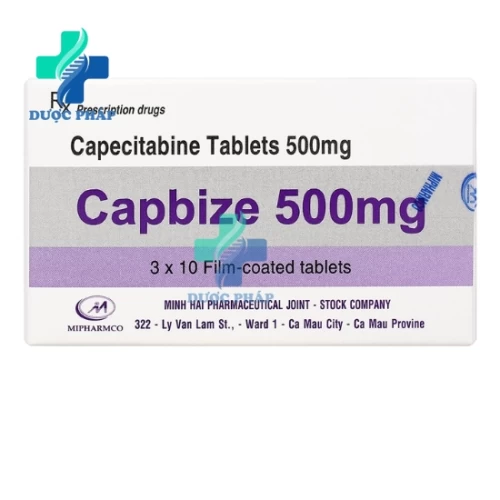 Capbize 500mg - Thuốc điều trị ung thư đại trực tràng hiệu quả