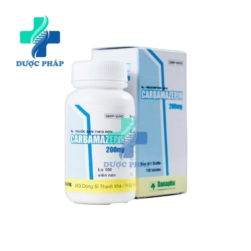 Carbamazepin 200mg Danapha - Thuốc chữa động kinh hiệu quả