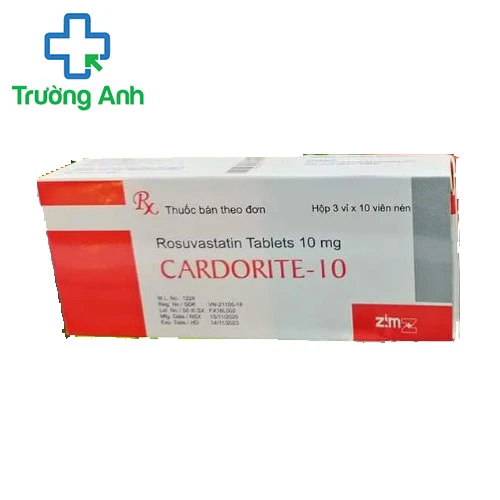 Cardorite - 10 - Thuốc điều trị tăng cholesterol máu hiệu quả