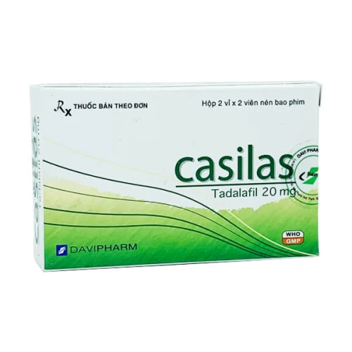 Casilas 20mg - Thuốc điều trị yếu sinh lý hiệu quả