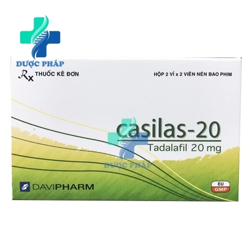 Casilas 20mg - Thuốc điều trị yếu sinh lý hiệu quả