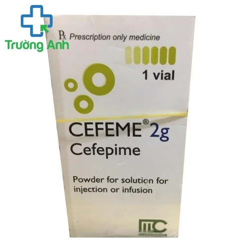 Cefeme 2g - Thuốc điều trị nhiễm khuẩn của Cyprus