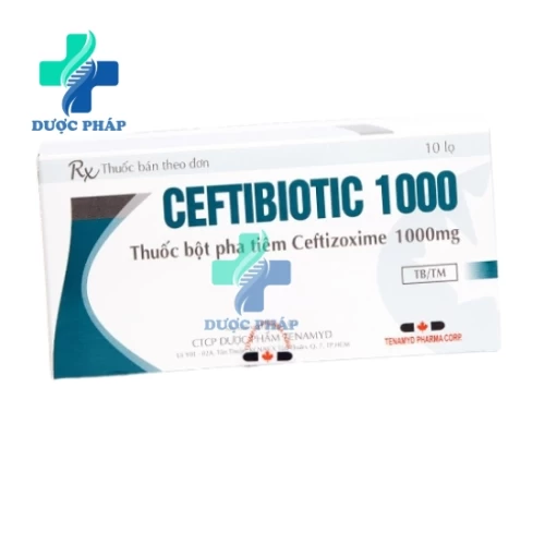 Ceftibiotic 1000 Tenamyd - Thuốc điều trị nhiễm trùng hiệu quả 