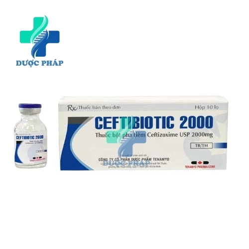 Ceftibiotic 2000 Tenamyd - Thuốc điều trị nhiễm trùng hiệu quả