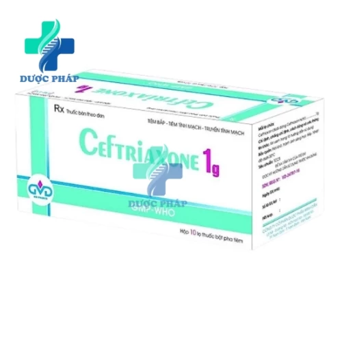 Ceftriaxone 1g MD Pharco - Thuốc điều trị nhiễm khuẩn hiệu quả