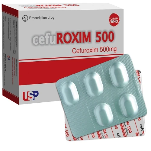 CefuRoxim 500 USP - Thuốc điều trị viêm amidan hiệu quả