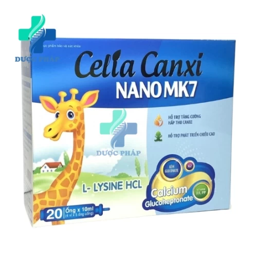 Celia Canxi Nano Mk7 - Bổ sung canxi, vitamin D cho trẻ