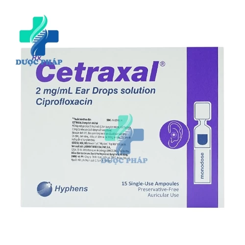 Cetraxal - Thuốc điều trị viêm tai hiệu quả nhất hiện nay