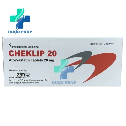 Cheklip 20 - Thuốc điều trị giảm cholesterol toàn phần hiệu quả