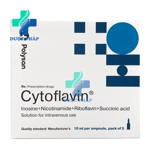 Cytoflavin 10ml Polysan - Điều trị rối loạn tuần hoàn não cấp tính