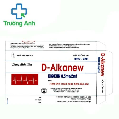 D-Alkanew 0,5mg/2ml Dopharma - Thuốc điều trị suy tim xung huyết