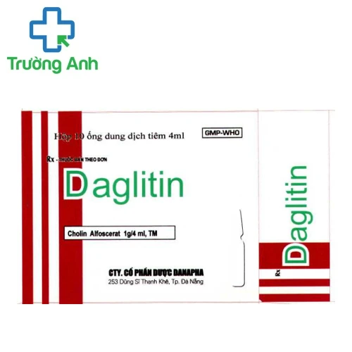 Daglitin 1g/4ml Danapha - Thuốc điều trị sa sút trí tuệ
