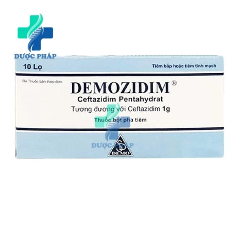 Demozidim 1g Demo S.A - Điều trị nhiễm trùng đường hô hấp