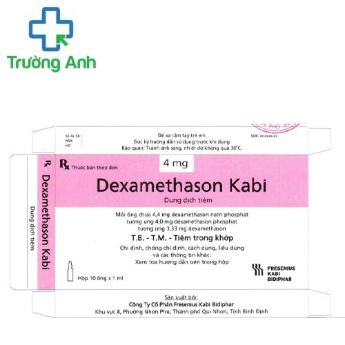Dexamethason Kabi 4mg/1ml - Điều trị viêm khớp, viêm bao hoạt dịch