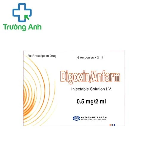 Digoxin/Anfarm 0,5mg - Kiểm soát chứng loạn nhịp trên tâm thất