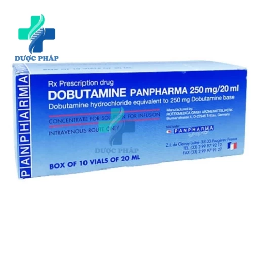 Dobutamine Panpharma 250mg/20ml - Điều trị nhồi máu cơ tim