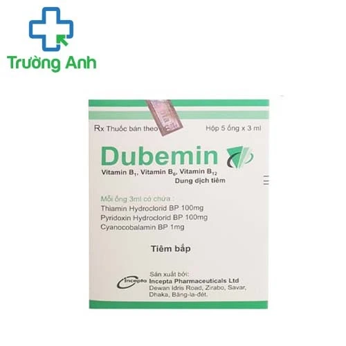 Dubemin injection Incepta - Điều trị viêm đa dây thần kinh