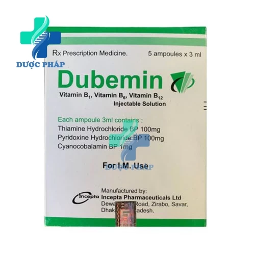 Dubemin injection Incepta - Điều trị viêm đa dây thần kinh