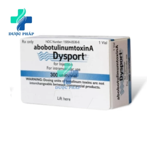 Dysport 300Units/Vial Ipsen - Điều trị co cứng cơ cánh tay