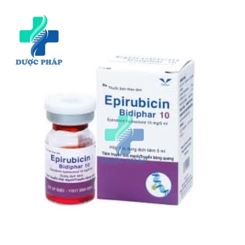 Epirubicin Bidiphar 10 - Điều trị ung thư biểu mô tế bào