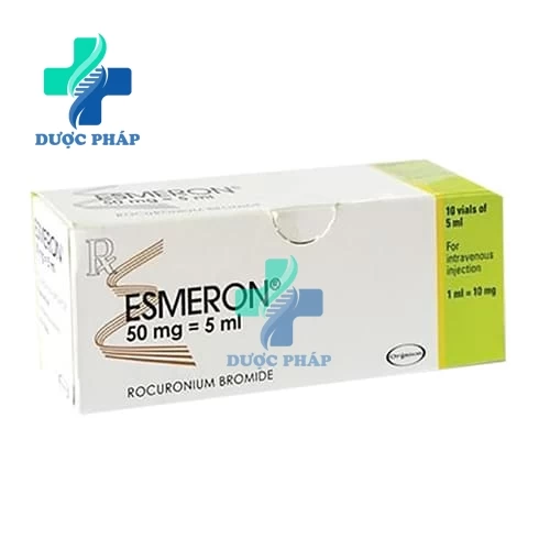 Esmeron 50mg/5ml MSD - Thuốc hỗ trợ gây mê toàn thân
