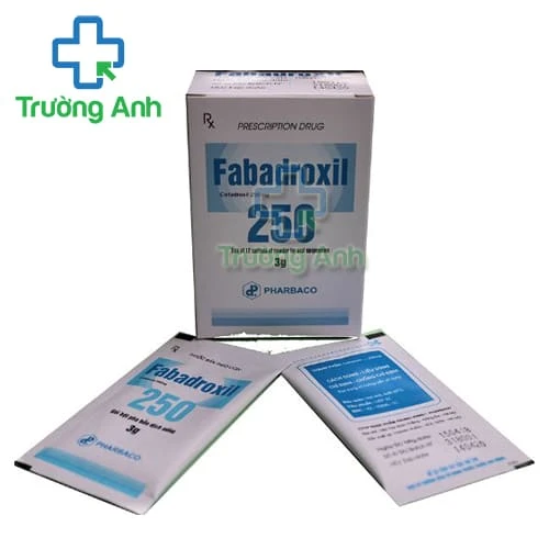 Fabadroxil 250 (gói bột) Pharbaco - Thuốc điều trị nhiễm khuẩn