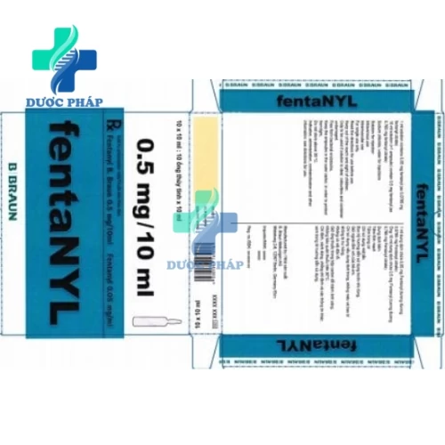 Fentanyl 0.5mg/10ml B.Braun - Giảm đau trong và sau mổ