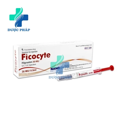 Ficocyte 30MU/0.5ml Nanogen - Điều trị giảm bạch cầu trung tính