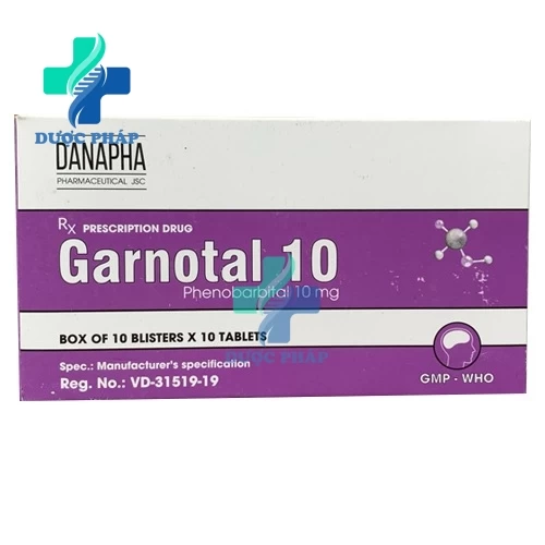 Garnotal 10mg - Phenobarbital Danapha