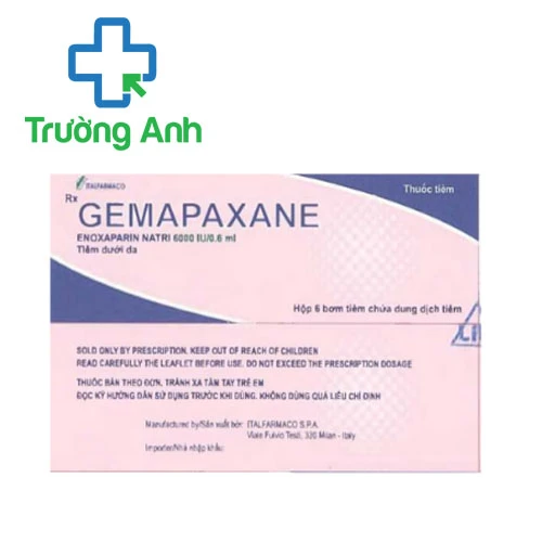 Gemapaxane 6000IU/0,6ml Italfarmaco - Điều trị các bệnh lý về tim mạch