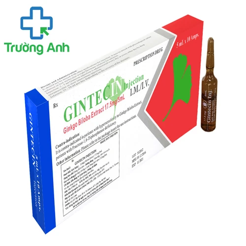 Gintecin Injection 17,5mg/5ml Siu Guan Chem - Điều trị chóng mặt