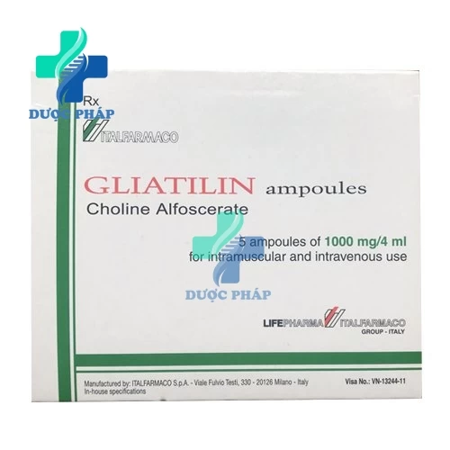 Gliatilin 1000mg/4ml Italfarmaco - Điều trị các bệnh mạch máu não