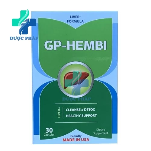 GP-Hembi - Giúp thải độc gan, hỗ trợ điều trị bệnh lý về gan