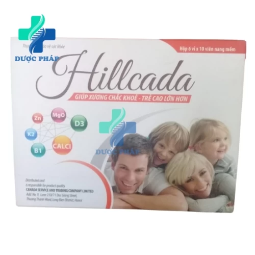 Hillcada Santex - Giúp giảm nguy cơ và chống còi xương